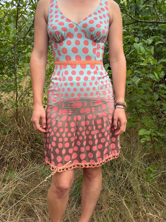 Anthropologie Dresses & Skirts - Plenty Anthropologie Silk Polka Dot Dress